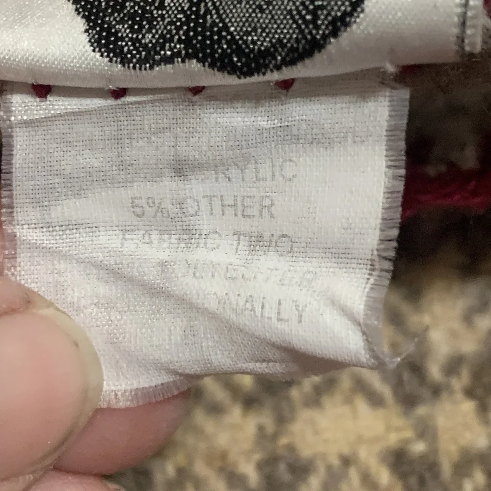 ABW Plaid Throw Blanket Sherpa Lined Red Beige Brown Star Patch‎ USA Made Cozy